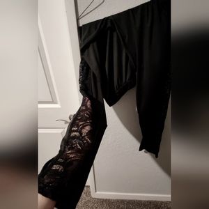 Lace pants